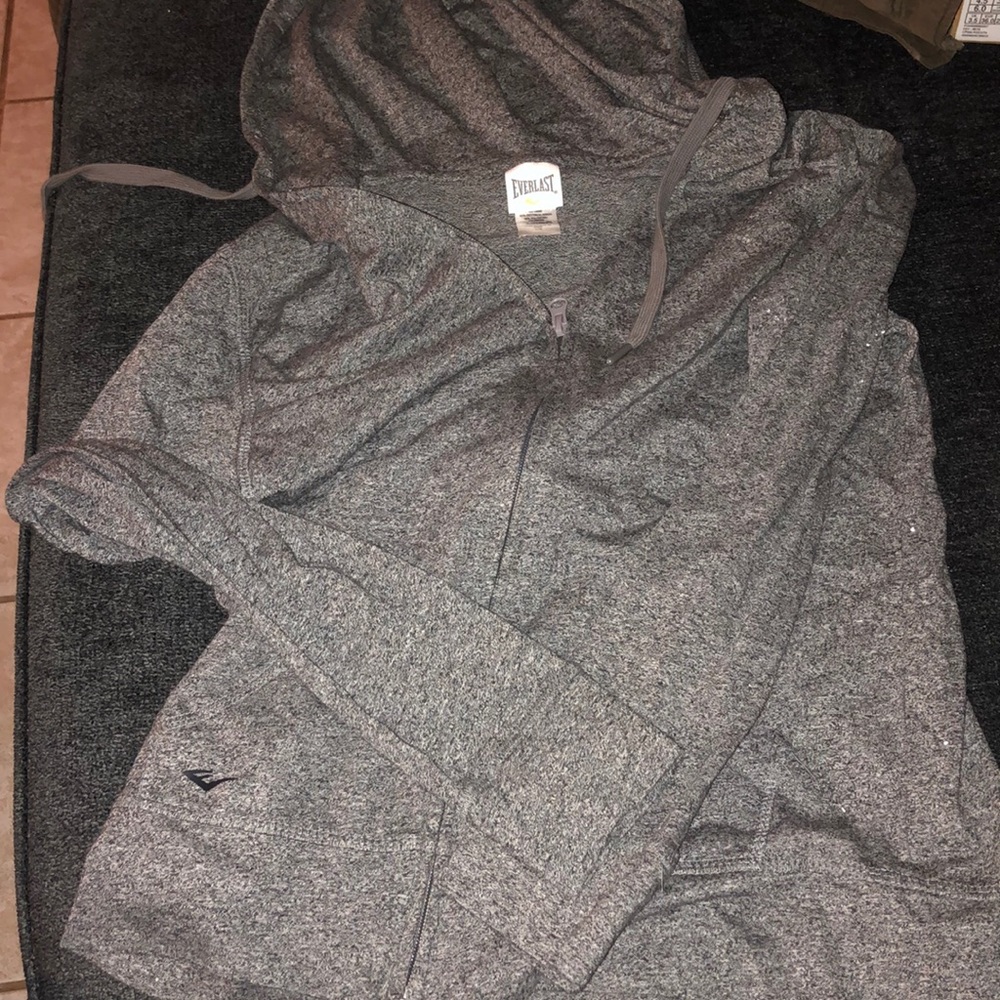 Gray thin Everlast thin jacket size large